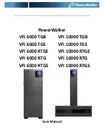 PowerWalker VFI 10000 RTG User Manual preview
