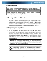 Preview for 14 page of PowerWalker VFI 10000T LCD Manual