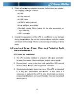 Preview for 15 page of PowerWalker VFI 10000T LCD Manual