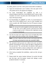 Preview for 20 page of PowerWalker VFI 10000TCP 3/1 Manual