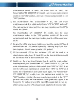 Preview for 49 page of PowerWalker VFI 10000TCP 3/1 Manual