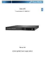 Preview for 1 page of PowerWalker VFI 1000R/1U Manual