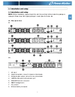 Preview for 5 page of PowerWalker VFI 1000R/1U Manual