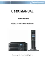 PowerWalker VFI 1000RT User Manual preview