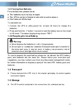 Preview for 17 page of PowerWalker VFI 1000RT User Manual