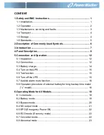 Preview for 2 page of PowerWalker VFI 1000T LCD Manual