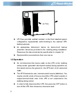 Preview for 5 page of PowerWalker VFI 1000T LCD Manual