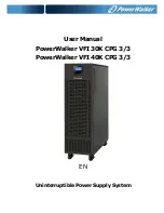 PowerWalker VFI 30K CPG 3/3 User Manual preview