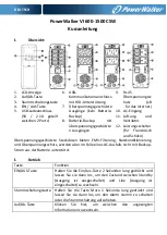 Предварительный просмотр 6 страницы PowerWalker VI 1000 CSW Quick Manual