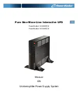 PowerWalker VI 1000RT/LE Manual preview