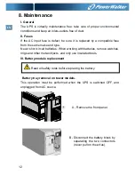 Preview for 16 page of PowerWalker VI 1000T/HID Quick Start Manual