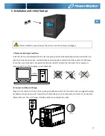 Preview for 9 page of PowerWalker VI 1200 Quick Start Manual