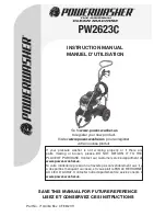 Предварительный просмотр 1 страницы PowerWasher PW2623C Instruction Manual