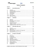 Preview for 5 page of Powerwave Technologies G3L-850-135 Service And Installation Manual