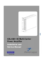 Powerwave Technologies G3L-929-135 Installation And Service Manual preview