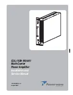 PowerWave G3L-1929-160-001 Installation And Service Manual preview