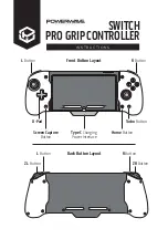 PowerWave SWITCH PRO GRIP CONTROLLER Instructions preview