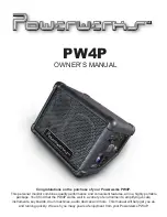 Powerwerks PW4P Owner'S Manual предпросмотр