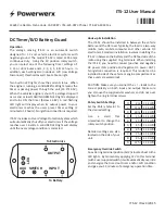 Powerwerx ITS-12 User Manual preview