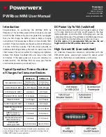 Preview for 1 page of Powerwerx PWRbox MINI User Manual