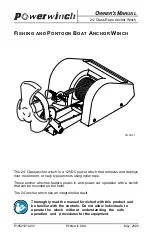 POWERWINCH PW24101 Owner'S Manual preview