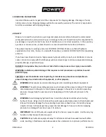 Предварительный просмотр 2 страницы Powerx PA6 Series Instruction Sheet