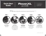 Предварительный просмотр 1 страницы PowerXL Air Fryer Quick Start Manual