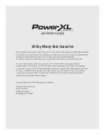 Preview for 19 page of PowerXL B-AFO-002 Owner'S Manual