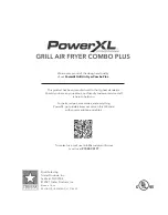 Preview for 24 page of PowerXL Combo Plus Owner'S Manual