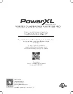 Preview for 20 page of PowerXL DUAF-005 Owner'S Manual