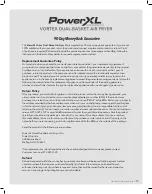 Preview for 19 page of PowerXL DUAF-10 User Manual