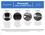 Предварительный просмотр 1 страницы PowerXL GRILL & PRESS PLUS Quick Start Manual