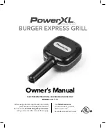 PowerXL HRG 1105 Owner'S Manual предпросмотр