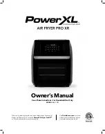 Preview for 1 page of PowerXL Pro XR GLA-1001 Owner'S Manual