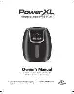 Preview for 1 page of PowerXL Vortex Air Fryer Plus HF-1096LCD Owner'S Manual