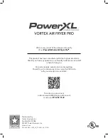 Preview for 13 page of PowerXL VORTEX AIR FRYER PRO CM-005 Owner'S Manual