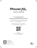 Preview for 20 page of PowerXL VORTEX HF-1096DT-P Owner'S Manual