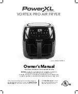 PowerXL VORTEX PRO AF-E2001 Owner'S Manual preview