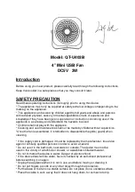 Preview for 1 page of POWERZONE QT-U403B Manual