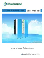 Powfuture Venus 3000TL User Manual preview