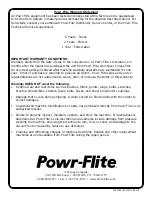 Preview for 9 page of Powr-Flite PAS20BA-BC Operator'S Manual