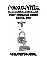 Powr-Flite PEB Operator'S Manual preview