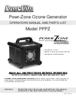 Powr-Flite PFPZ Operators Manual And Parts Lists preview