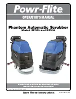 Powr-Flite PFS20 Operator'S Manual preview