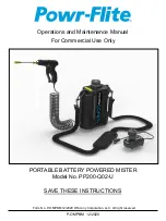 Powr-Flite PP200-Q02-U Operation And Maintenance Manual preview