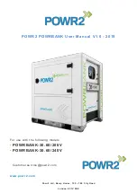 POWR2 POWRBANK-30.60/208V User Manual предпросмотр