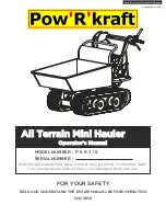 Pow’R’kraft PK9715 Operator'S Manual preview