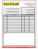 Preview for 20 page of PowRkraft PK30230L Operations & Parts Manual