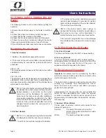 Preview for 4 page of Powrmatic CPx30 User, Installation And Servicing Instructions