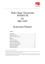 Preview for 1 page of Powtier Controls 505MSM Instruction Manual